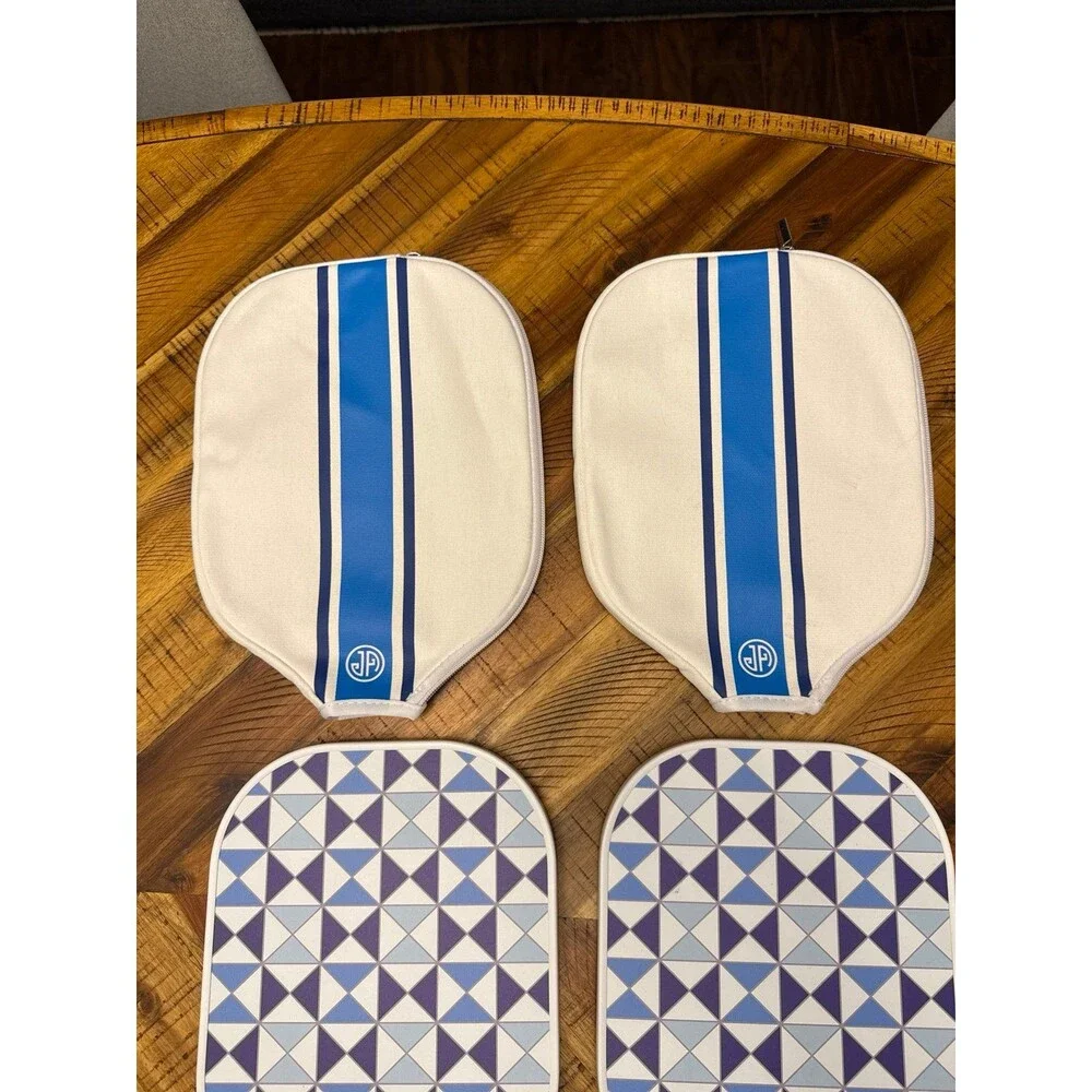 Jonathan Adler Sorrento Pickleball Set NWT 2 Paddles Covers Balls Box